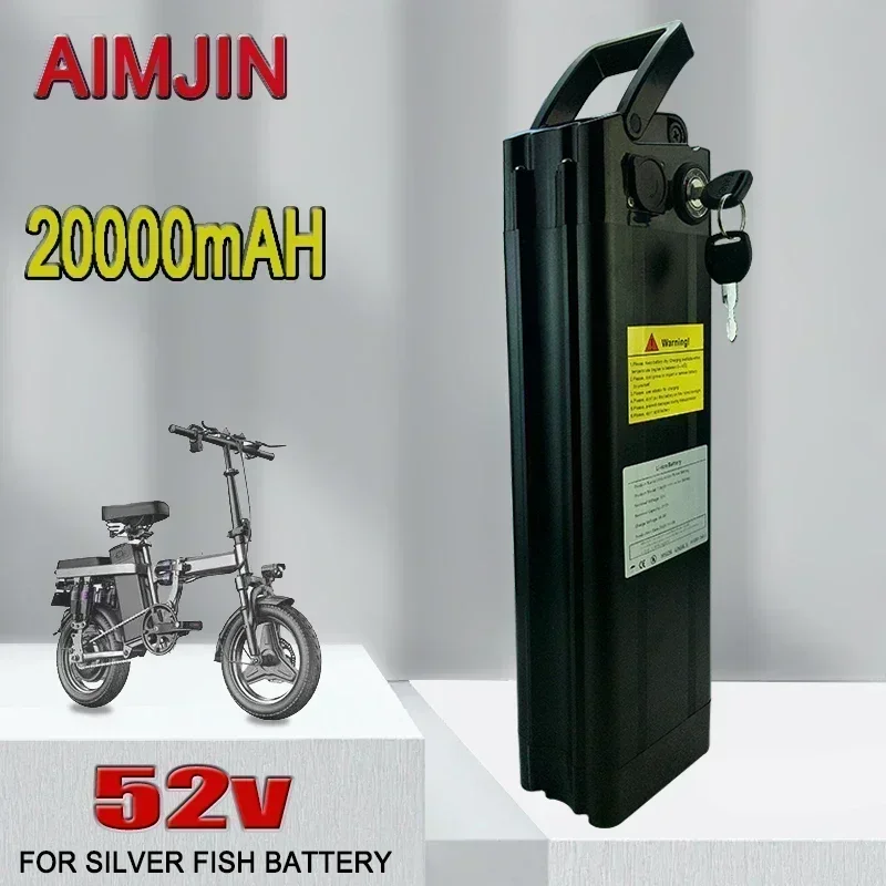 SU 52V 20Ah Lithium ion Battery Pack for Silver Fish Style with Aluminum Case Anti-theft Lock
SU 52V 20Ah Lithium ion Battery Pack for Silver Fish Style with Aluminum Case Anti-theft Lock