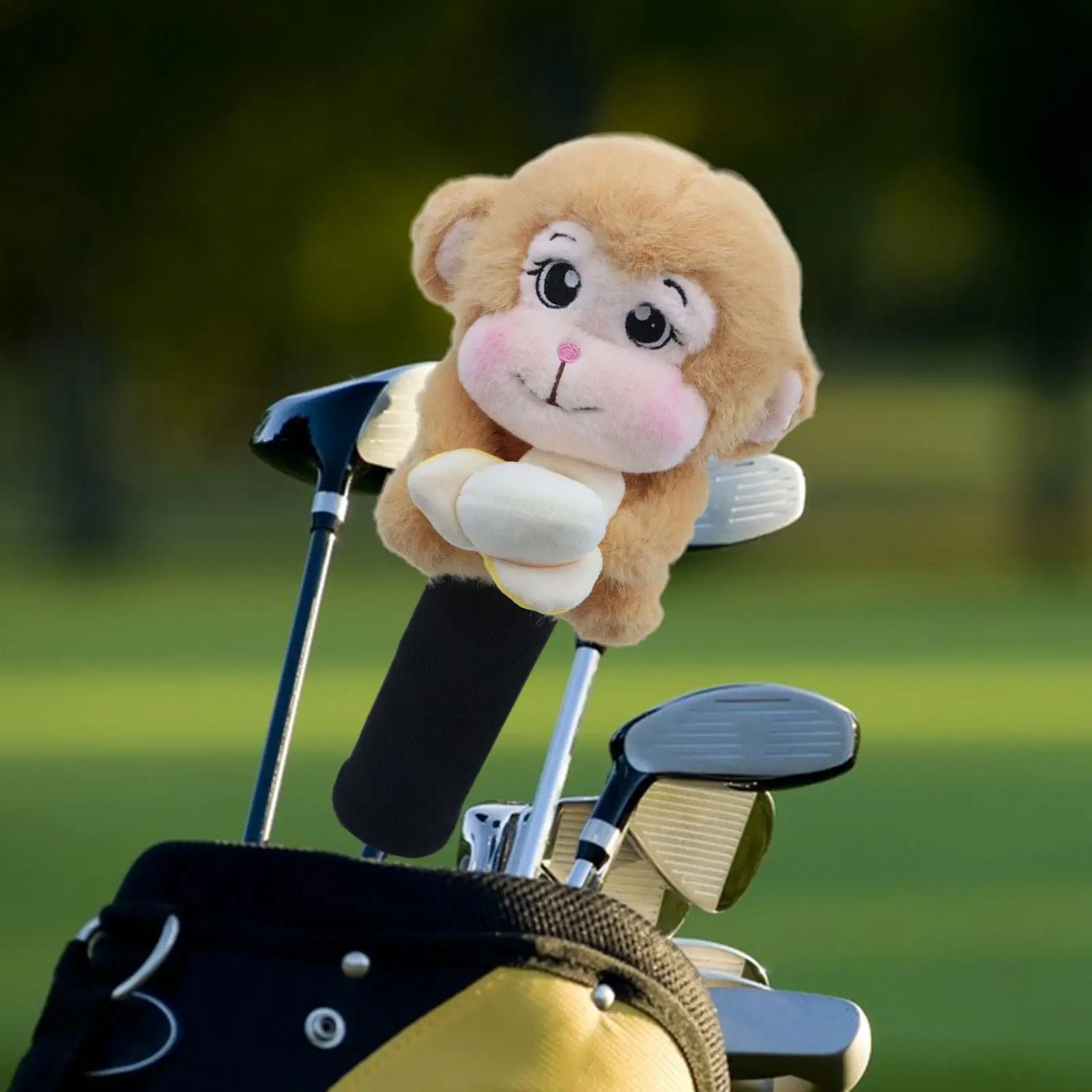 Monkey Shape Soft Plush Golf Headcover Novelty Driver Replacement Sleeve for Golf Head Covers Protection
Monkey Shape Soft Plush Golf Headcover Novelty Driver Replacement Sleeve for Golf Head Covers Protection
