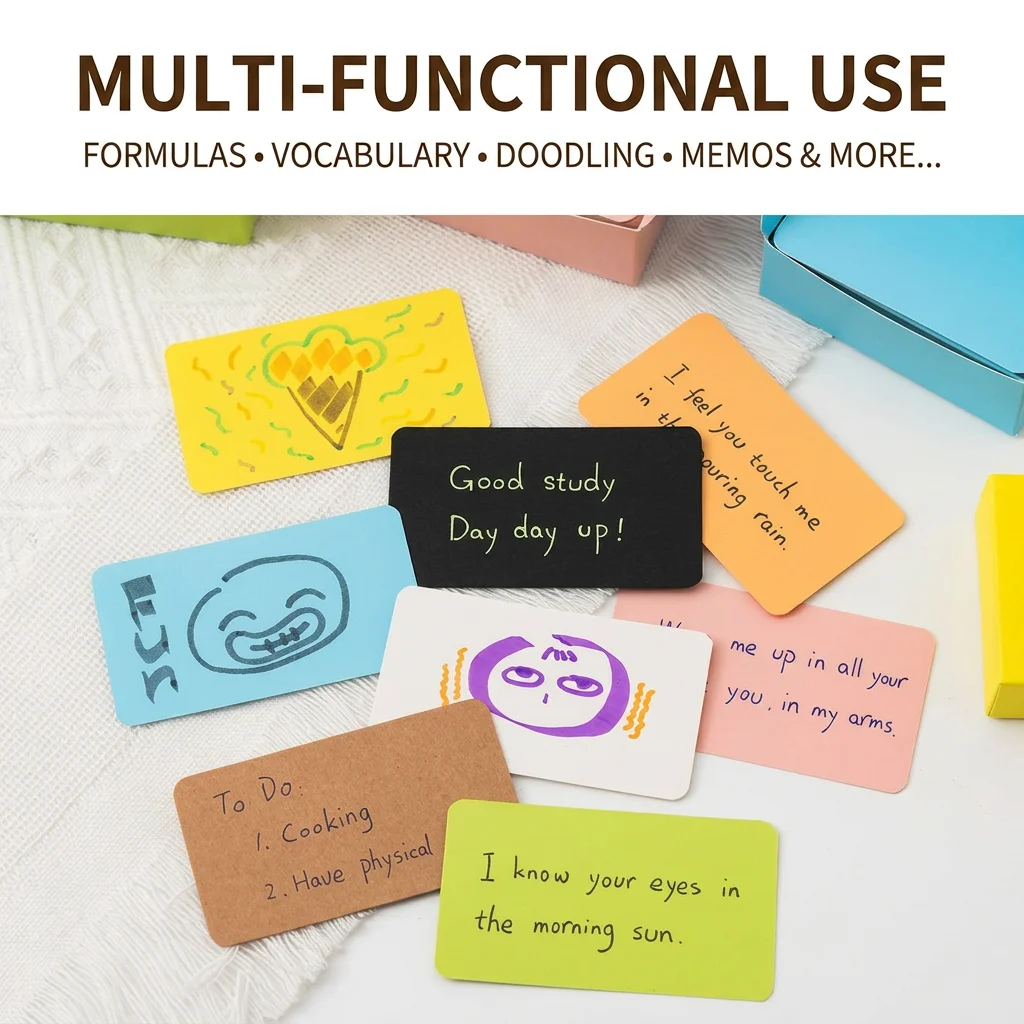 Diy Drawing Cards Smooth Surface Thickened Word Cards Portable Handwritten Cards Compact For Vocabulary Memorization Diy Math
Diy Drawing Cards Smooth Surface Thickened Word Cards Portable Handwritten Cards Compact For Vocabulary Memorization Diy Math
