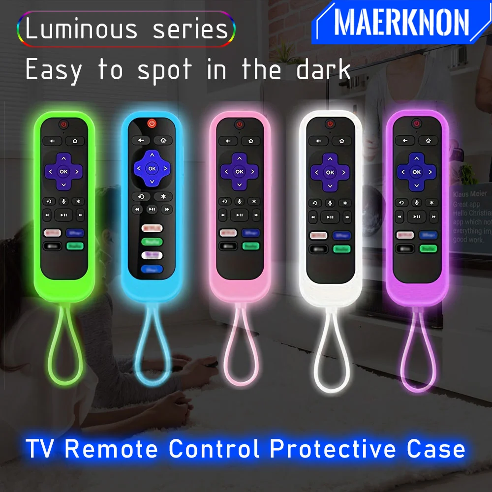 Luminous Series High Quality Eco-Friendly Silicone TV Remote Control Protective Case For Universal TV Remote Control Accessories
Luminous Series High Quality Eco-Friendly Silicone TV Remote Control Protective Case For Universal TV Remote Control Accessories