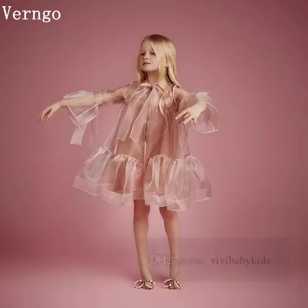 Платье для девочки Verngo: милый розовый тюль, длинные рукава, плиссированное, для дня рождения, вечеринки, индивидуальный пошив, в стиле знаменитостей, Vestidos de Noiva
Платье для девочки Verngo: милый розовый тюль, длинные рукава, плиссированное, для дня рождения, вечеринки, индивидуальный пошив, в стиле знаменитостей, Vestidos de Noiva