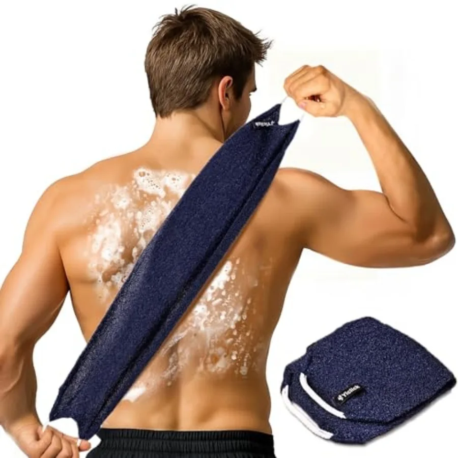 Exfoliating Washcloth Towel with Handle, Back Scrubber for Shower, Exfoliating Body Scrubber Exfoliator, Japanese Wash Cloth fo
Exfoliating Washcloth Towel with Handle, Back Scrubber for Shower, Exfoliating Body Scrubber Exfoliator, Japanese Wash Cloth fo