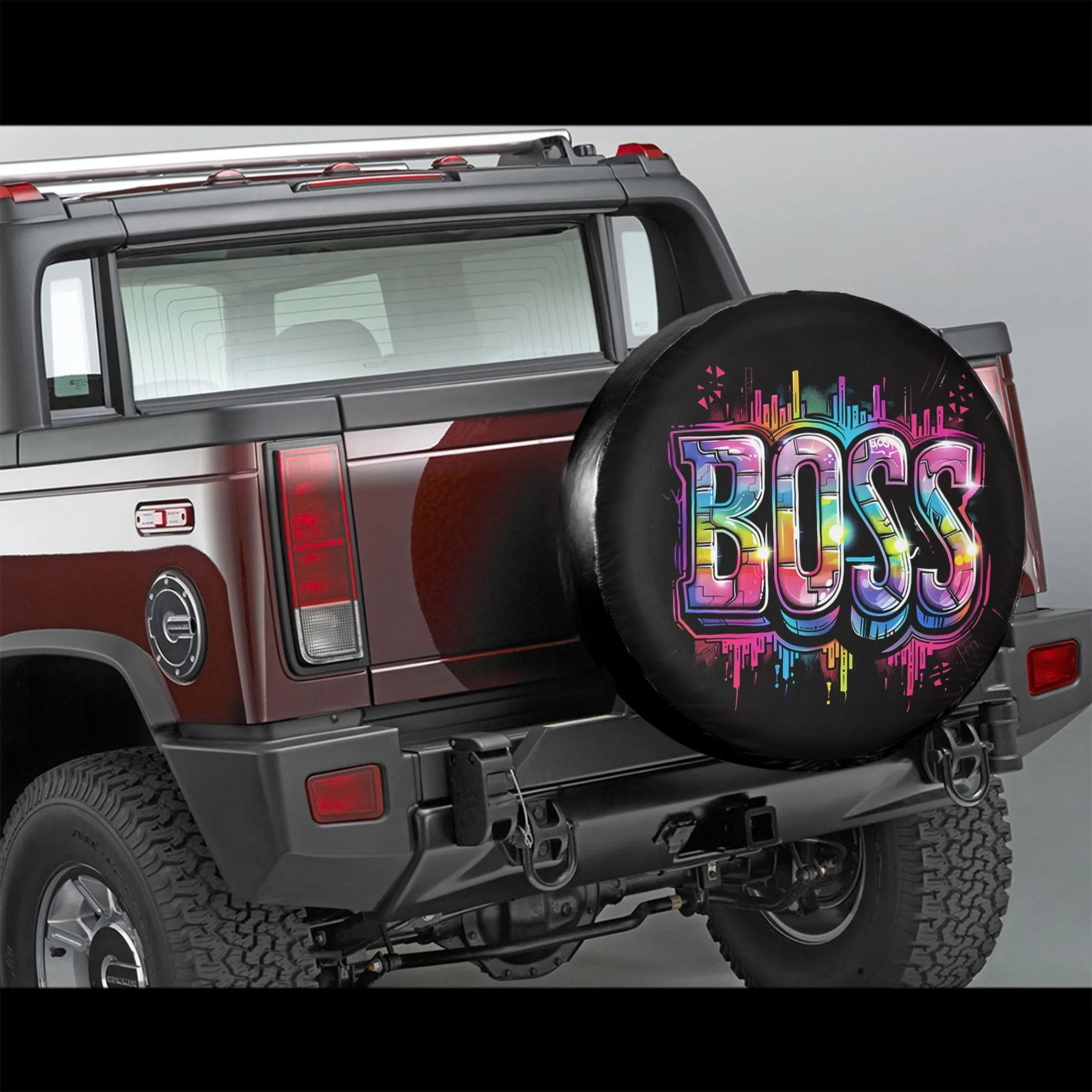 Graffiti Letters Tire Cover Durable Polyester Spare Tire Cover for 14 to 17 Inch SUV
Graffiti Letters Tire Cover Durable Polyester Spare Tire Cover for 14 to 17 Inch SUV