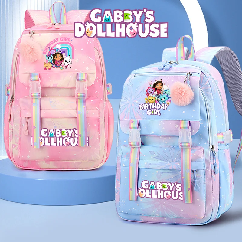 Cartoon Gabby Dollhouse Backpack Anime Character Boy Girl Gifts School Travel Lightweight Burden-reducing Large Capacity Fashion
Cartoon Gabby Dollhouse Backpack Anime Character Boy Girl Gifts School Travel Lightweight Burden-reducing Large Capacity Fashion