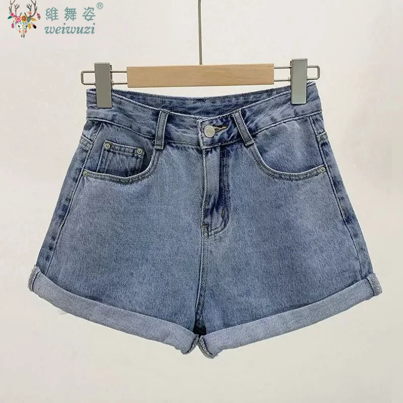 Women Vintage Rolled Hem Denim Shorts Summer Basic All-match High Waist Causal Jean Shorts Girls Students Fashion Streetwear
Women Vintage Rolled Hem Denim Shorts Summer Basic All-match High Waist Causal Jean Shorts Girls Students Fashion Streetwear