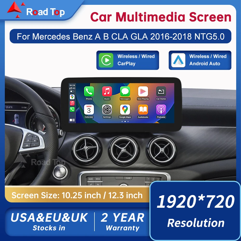Мультимедийный плеер с сенсорным дисплеем для Mercedes Benz A B CLA GLA W176 X117 X156 W463 W246 2016-2018 NTG5.0 GPS Carplay Экран
Мультимедийный плеер с сенсорным дисплеем для Mercedes Benz A B CLA GLA W176 X117 X156 W463 W246 2016-2018 NTG5.0 GPS Carplay Экран