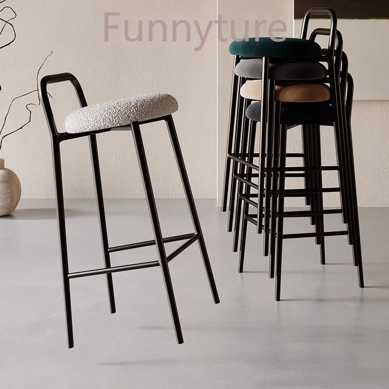 Bar chair modern simple round stool high chair bar chair ktv cashier front desk can be stacked household bar stool
Bar chair modern simple round stool high chair bar chair ktv cashier front desk can be stacked household bar stool