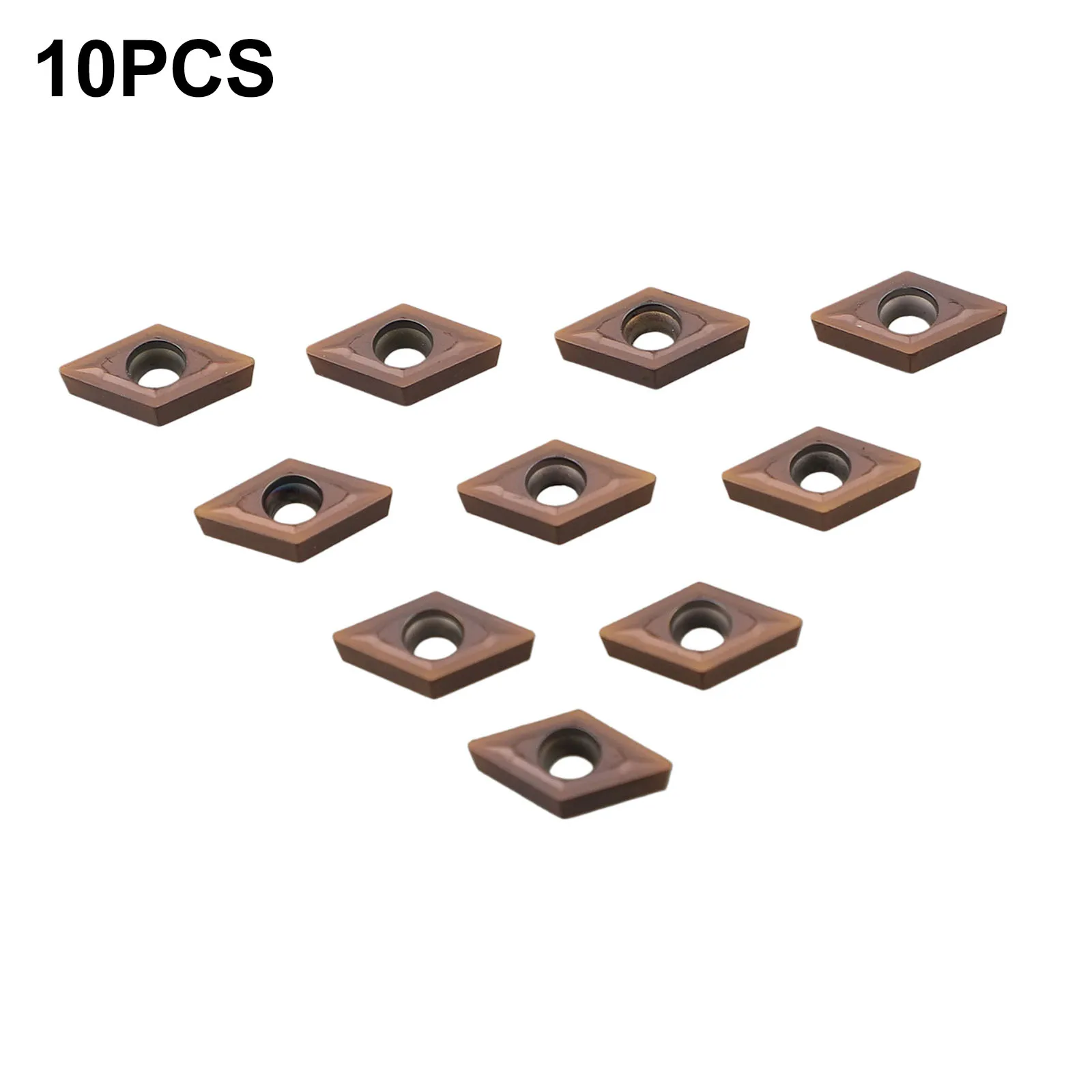 Longer Tool Life, 10pc DCMT070204 DCMT21 51 Carbide Inserts Lathe Turning Tool for Steel, Suitable for Semi finishing
Longer Tool Life, 10pc DCMT070204 DCMT21 51 Carbide Inserts Lathe Turning Tool for Steel, Suitable for Semi finishing
