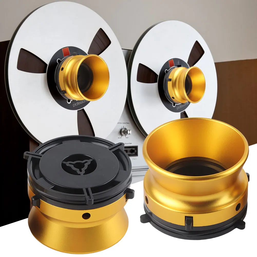 Универсальный адаптер для кассетных магнитофонов (NAB-хаб), 1 пара, для Studer, Revox, Akai, Teac
Универсальный адаптер для кассетных магнитофонов (NAB-хаб), 1 пара, для Studer, Revox, Akai, Teac