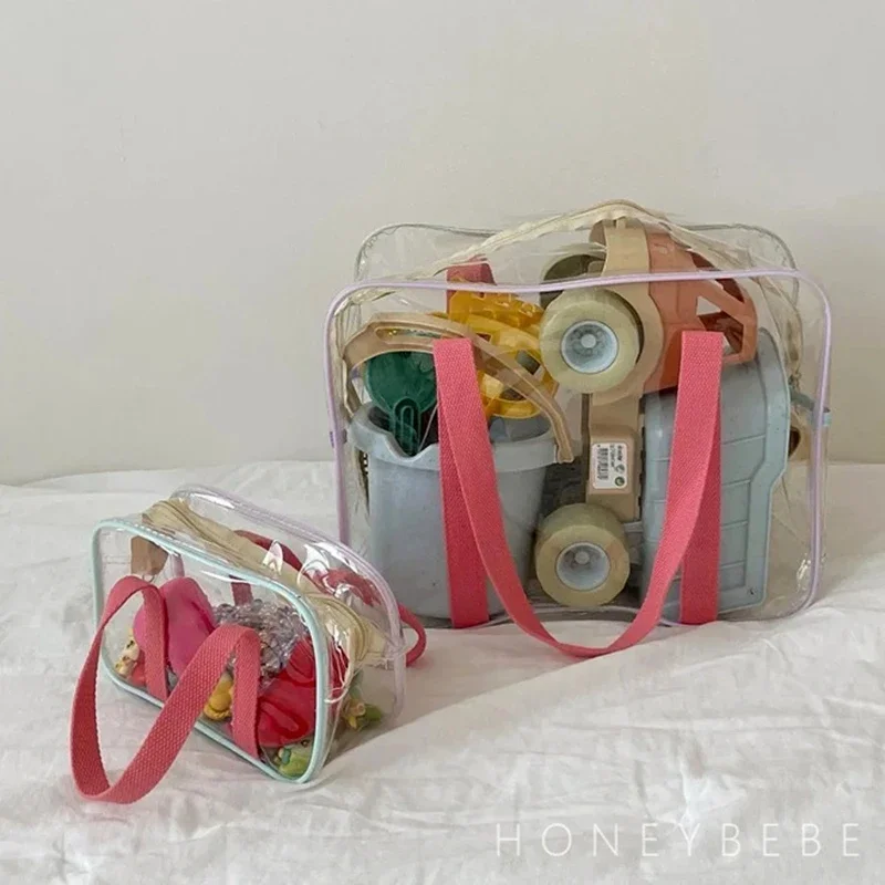 Transparent Waterproof Makeup Bag Summer Beach Bag Popular with Zipper for Women Big Capacity Toiletry Bags Home Storage
Transparent Waterproof Makeup Bag Summer Beach Bag Popular with Zipper for Women Big Capacity Toiletry Bags Home Storage