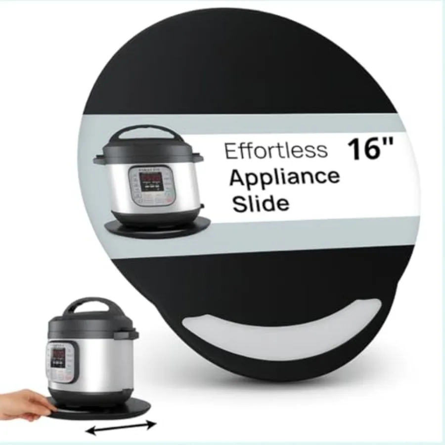 Elegant Round Sliding Tray for Your Pressure Cooker, Air Fryer and Heavy Kitchen Appliances - Sturdy, Slides Easily from Under
Elegant Round Sliding Tray for Your Pressure Cooker, Air Fryer and Heavy Kitchen Appliances - Sturdy, Slides Easily from Under