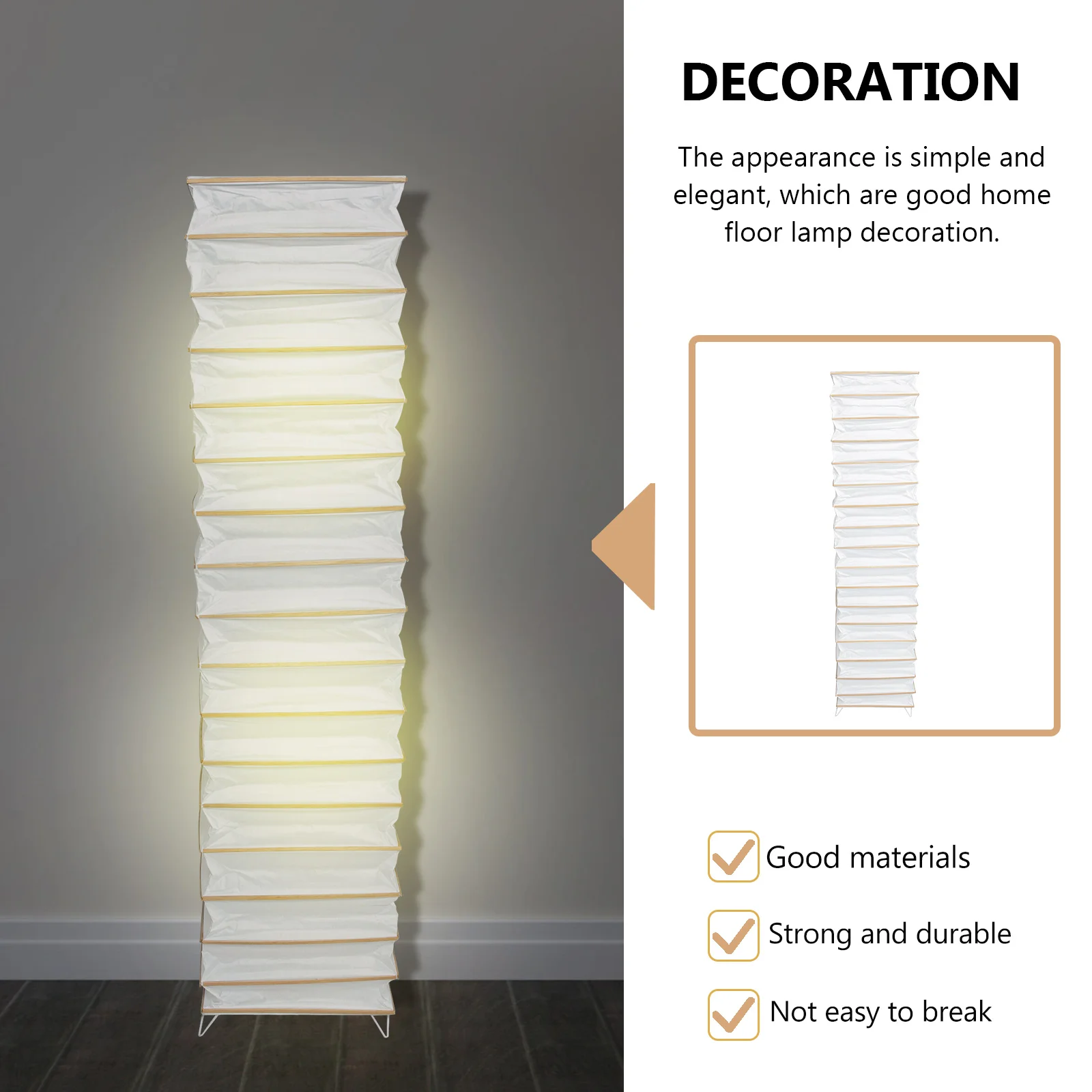 Creative Simple Paper Vertical Lampshade Dust-Proof Floor Light Cover Durable Modern Home Decoration Light Protector
Creative Simple Paper Vertical Lampshade Dust-Proof Floor Light Cover Durable Modern Home Decoration Light Protector