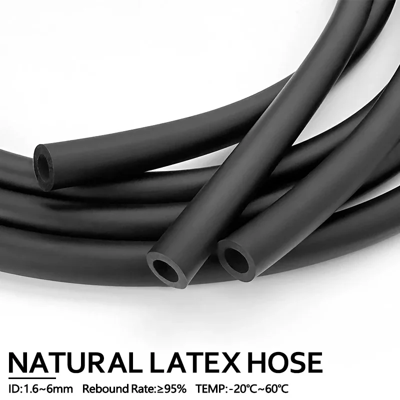 Black Natural Latex Hose 1-5M High Elastic Wear Resistant Anti-Aging Rubber Tubing OD3.2-13mm for Slingshot Catapult
Black Natural Latex Hose 1-5M High Elastic Wear Resistant Anti-Aging Rubber Tubing OD3.2-13mm for Slingshot Catapult