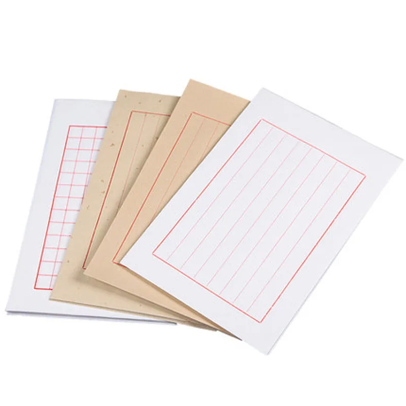 40 Sheets Chinese Calligraphy Vertical Line Small Script Ripe Rice Xuan Paper Art Script Paper for Pen and Ink Writing Practice
40 Sheets Chinese Calligraphy Vertical Line Small Script Ripe Rice Xuan Paper Art Script Paper for Pen and Ink Writing Practice