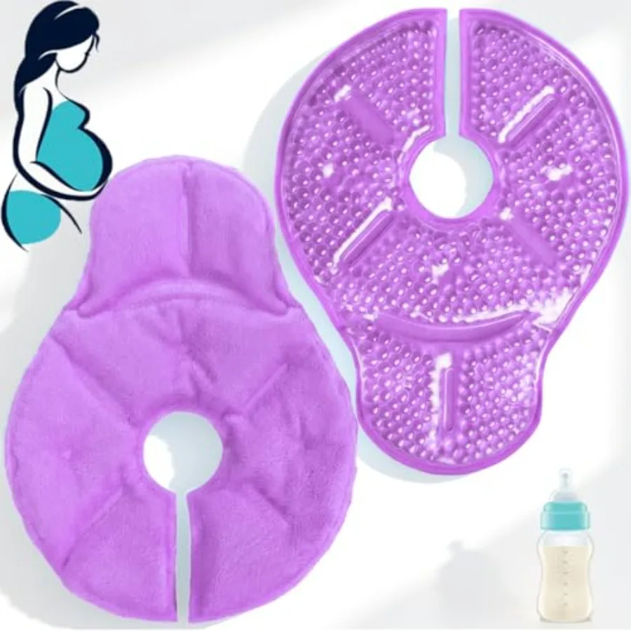 Breast Therapy Pads Breast Ice Pack, Hot Cold Breastfeeding Gel Pads, Boost Milk Let-Down with Gel Bead
Breast Therapy Pads Breast Ice Pack, Hot Cold Breastfeeding Gel Pads, Boost Milk Let-Down with Gel Bead