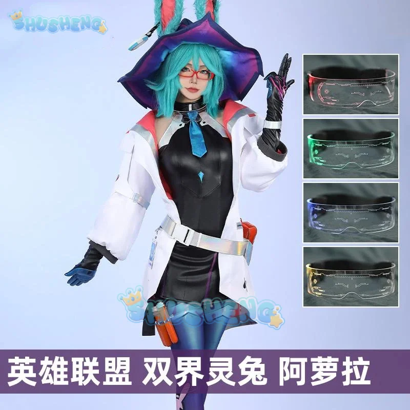 Shusheng LoL Aurora The Witch Between Worlds Cosplay Costume Uniform Hallowen Carnival Party Play Role Clothing for Wome
Shusheng LoL Aurora The Witch Between Worlds Cosplay Costume Uniform Hallowen Carnival Party Play Role Clothing for Wome