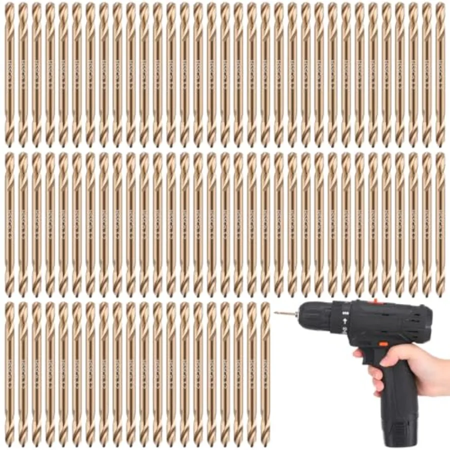 Pcs Cobalt Drill Bits Double End Drill Bits for Hardened Steel Wood Cast Plastic High Speed Metal Stainless Steel Bit
Pcs Cobalt Drill Bits Double End Drill Bits for Hardened Steel Wood Cast Plastic High Speed Metal Stainless Steel Bit