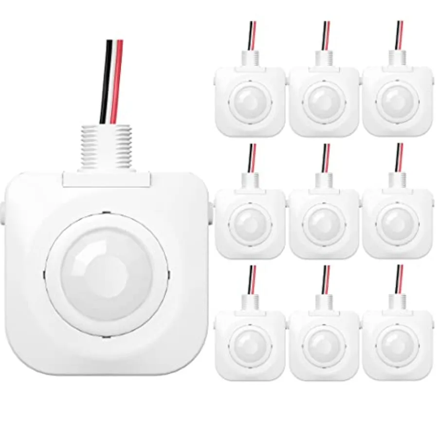 Ceiling Occupancy Motion Sensor, Passive Infrared Technology, High Bay Fixture Mount 360 Degree, Hard-Wired, 120-277 VAC, Comme
Ceiling Occupancy Motion Sensor, Passive Infrared Technology, High Bay Fixture Mount 360 Degree, Hard-Wired, 120-277 VAC, Comme