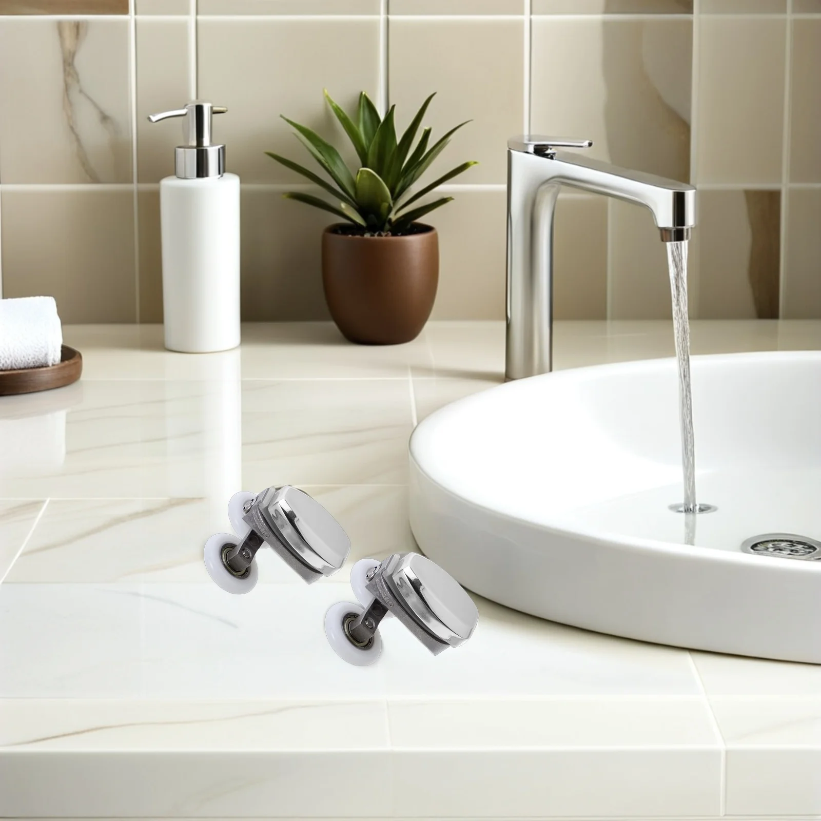 20pcs Shower Roller Wheel 25Mm Replacement For Glass Sliding Bathroom Door Heavy Duty Waterproof Easy Install Universal Fit
20pcs Shower Roller Wheel 25Mm Replacement For Glass Sliding Bathroom Door Heavy Duty Waterproof Easy Install Universal Fit