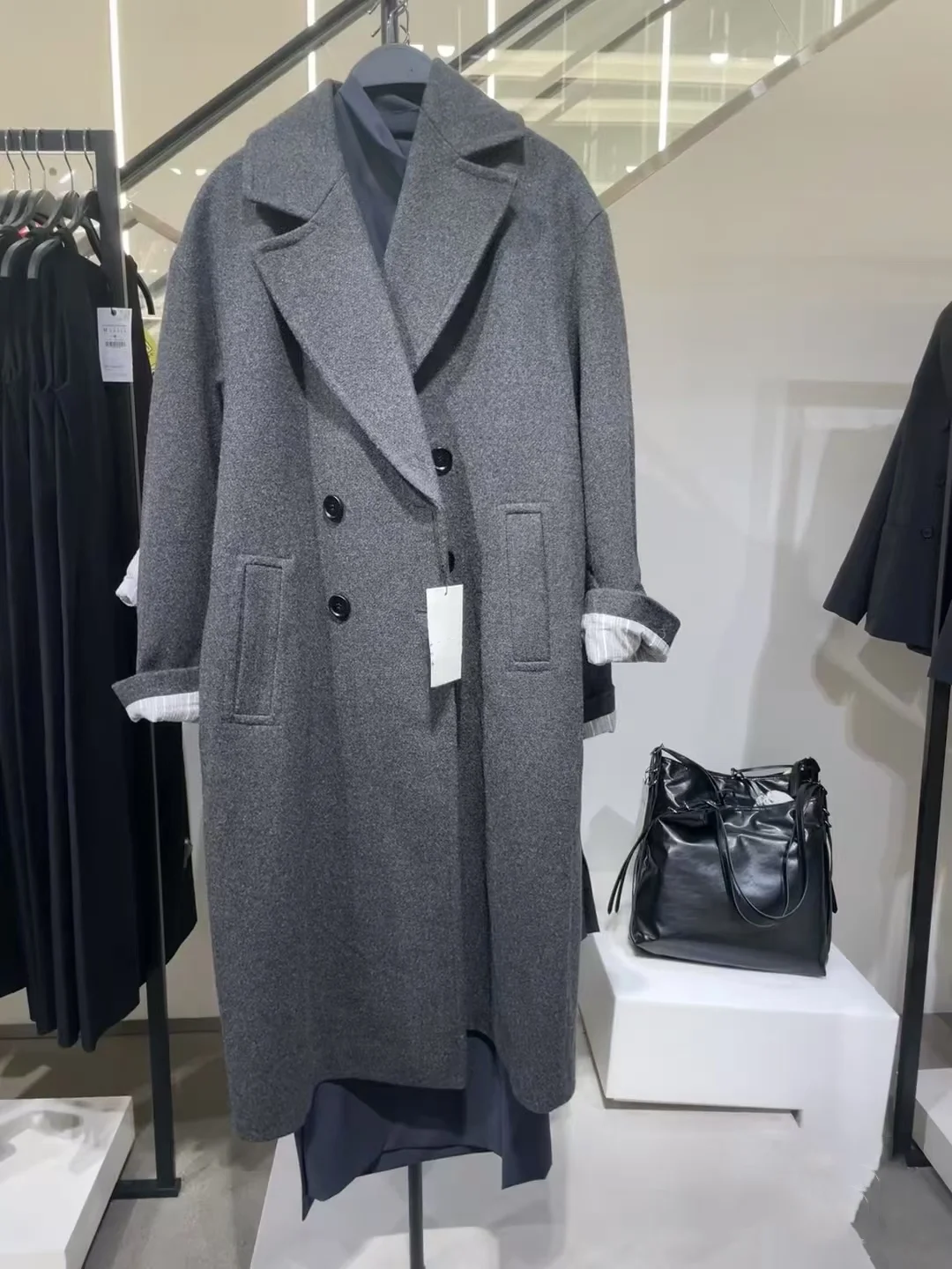 Fall Winter New Arrival Women's Commute Ele Loose Double-Breasted Lapel Long Sve Coat Outerwear Polyester Fiber
Fall Winter New Arrival Women's Commute Ele Loose Double-Breasted Lapel Long Sve Coat Outerwear Polyester Fiber