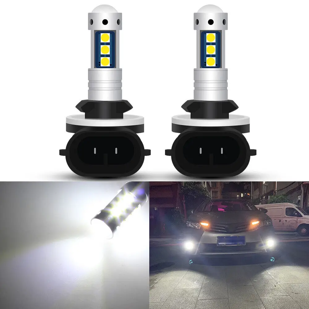 Winetis 2X 15SMD 881 889 862 Super Bright 6000K White LED Fog Lights Bulbs Lamps Driving Light Daytime Running Lamps
Winetis 2X 15SMD 881 889 862 Super Bright 6000K White LED Fog Lights Bulbs Lamps Driving Light Daytime Running Lamps