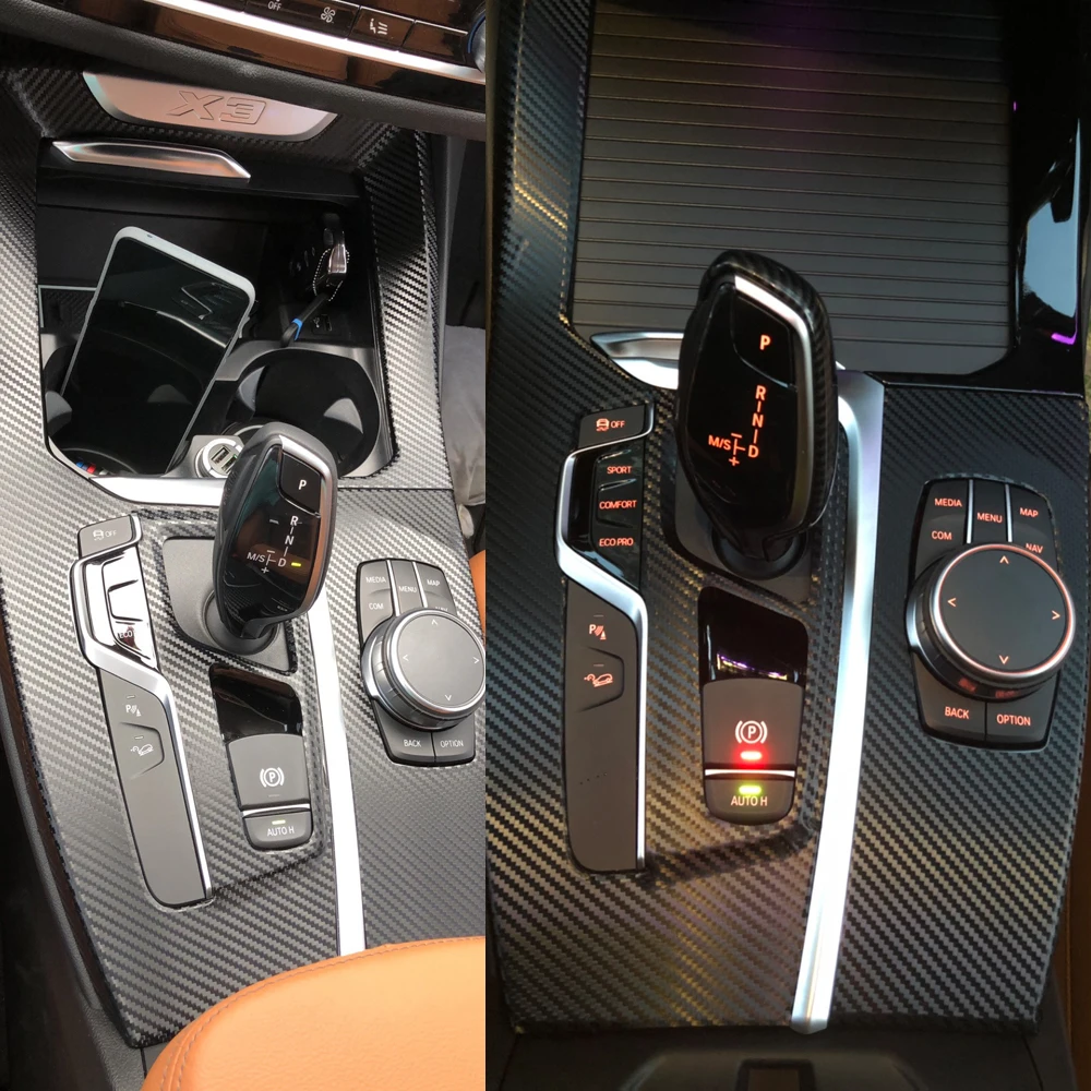 For BMW X3 G01 2018-2021 Car-Styling 3D/5D Carbon Fiber Car Interior Center Console Color Molding Sticker Decals Parts 
For BMW X3 G01 2018-2021 Car-Styling 3D/5D Carbon Fiber Car Interior Center Console Color Molding Sticker Decals Parts