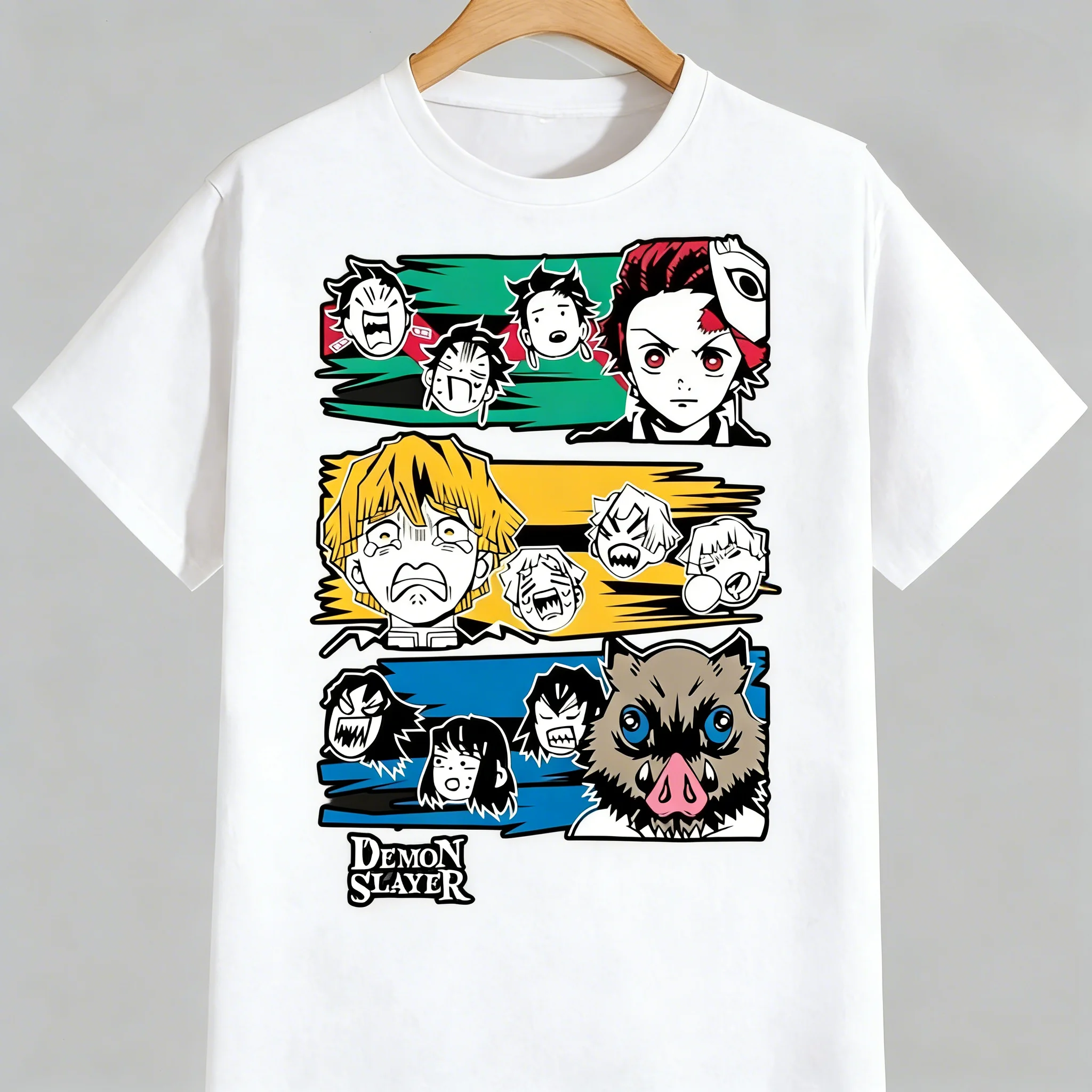 Summer Demon Slayer Anime Cute Cartoon Pattern Printed Men and Women Harajuku Style Large Casual Loose Parent Child Top Y2K
Summer Demon Slayer Anime Cute Cartoon Pattern Printed Men and Women Harajuku Style Large Casual Loose Parent Child Top Y2K