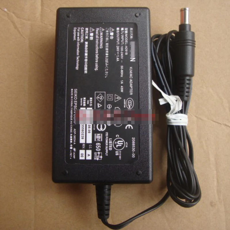 A291B 24V1.4A/1.3A оригинальный адаптер питания для GT-1500 2480 3590 4490 1660 2400 2580 3400 3590 3170 4180 адаптер питания принтера сканера
A291B 24V1.4A/1.3A оригинальный адаптер питания для GT-1500 2480 3590 4490 1660 2400 2580 3400 3590 3170 4180 адаптер питания принтера сканера