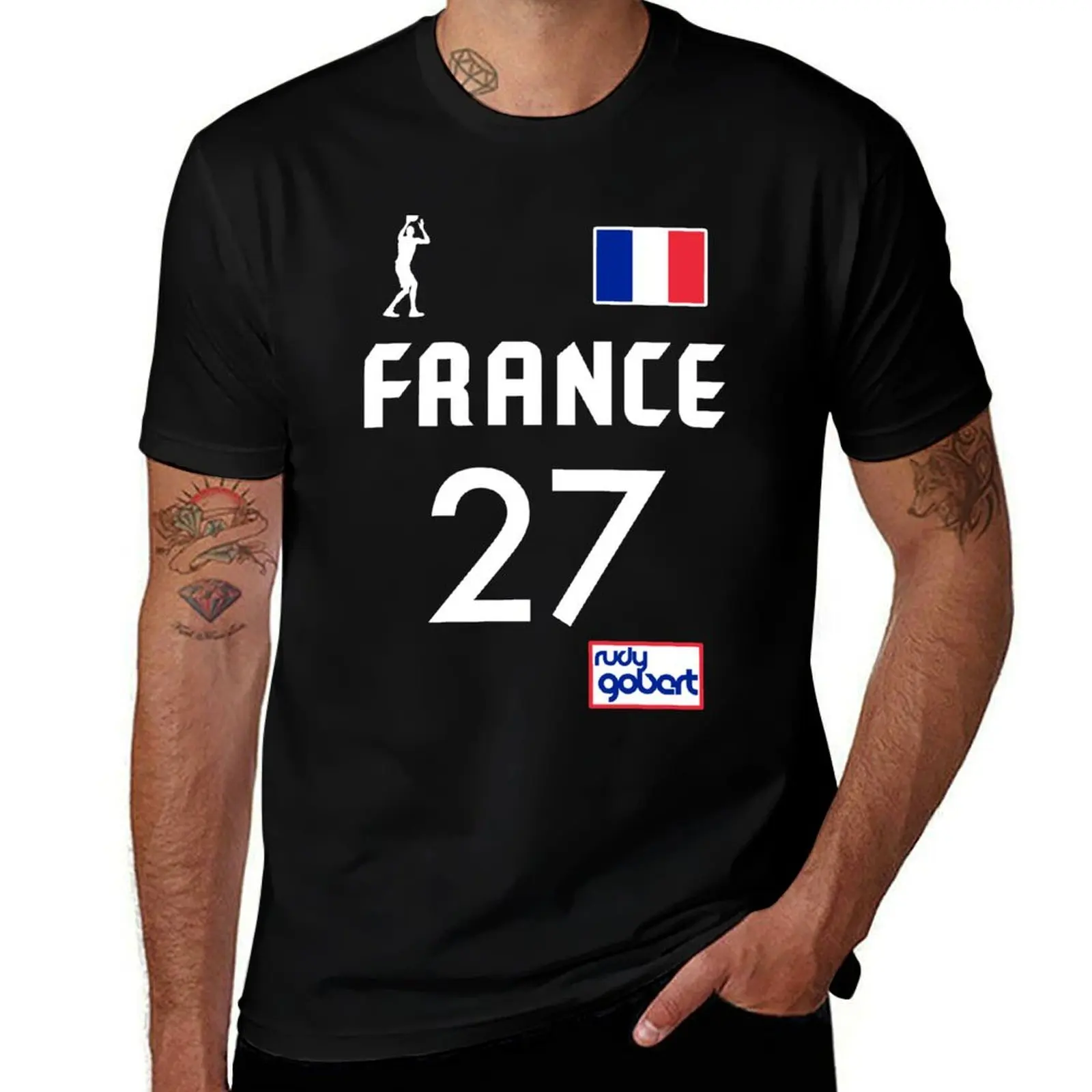Rudy Gobert ))(( 2021 France Basketball Team Jersey T-Shirt Casual Street Style Short Sleeve Tee
Rudy Gobert ))(( 2021 France Basketball Team Jersey T-Shirt Casual Street Style Short Sleeve Tee