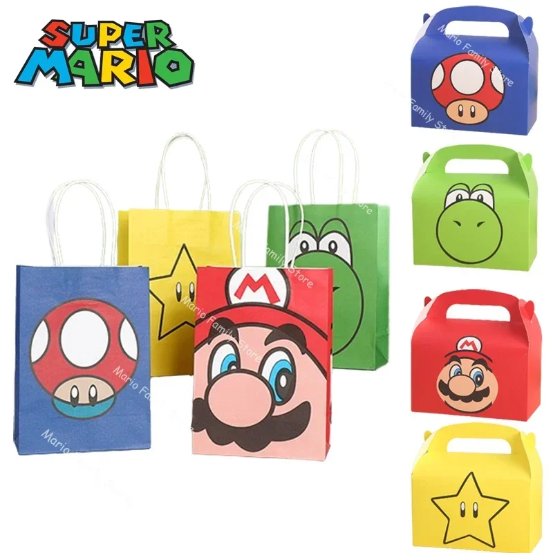 Super Mario Bros Gift Bag Candy Box Anime Peripheral Yoshi Question Cube Storage Box Party Decoration Bag Gift Children's Toy
Super Mario Bros Gift Bag Candy Box Anime Peripheral Yoshi Question Cube Storage Box Party Decoration Bag Gift Children's Toy
