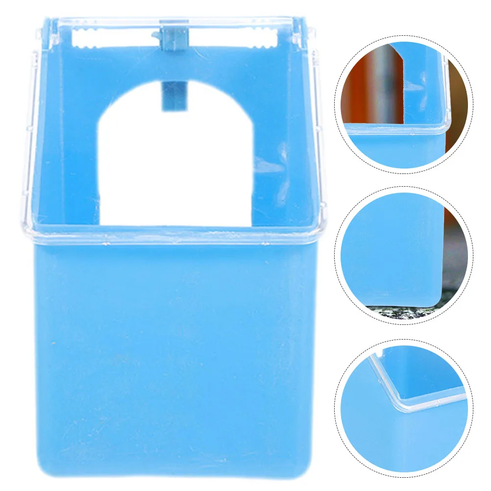 Multifunctional Hanging Box Single Hole Pigeon Feeder Blue Large Capacity Bird Cage Accessory Pet Feeder Water Food Basin
Multifunctional Hanging Box Single Hole Pigeon Feeder Blue Large Capacity Bird Cage Accessory Pet Feeder Water Food Basin