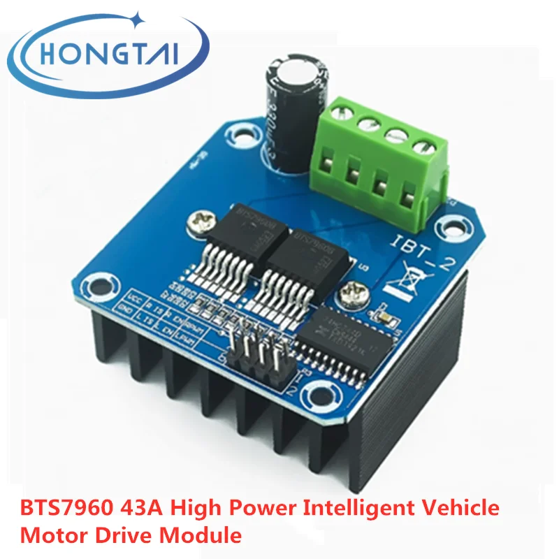 1 шт. BTS7960 43A высокая мощность интеллектуальный модуль привода двигателя автомобиля управление ограничением тока полупроводниковый холодильный привод
1 шт. BTS7960 43A высокая мощность интеллектуальный модуль привода двигателя автомобиля управление ограничением тока полупроводниковый холодильный привод