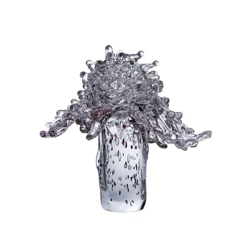 New Chinese-style fortune tree glass handicrafts villa entrance tea room design ornament
New Chinese-style fortune tree glass handicrafts villa entrance tea room design ornament
