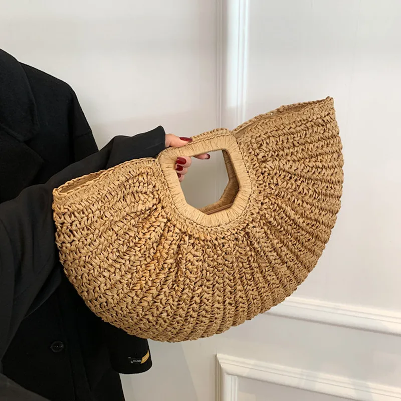 Casual big summer beach bags for women handbag and purses straw bag luxury designer totes bags female handmade rattan bag travel
Casual big summer beach bags for women handbag and purses straw bag luxury designer totes bags female handmade rattan bag travel