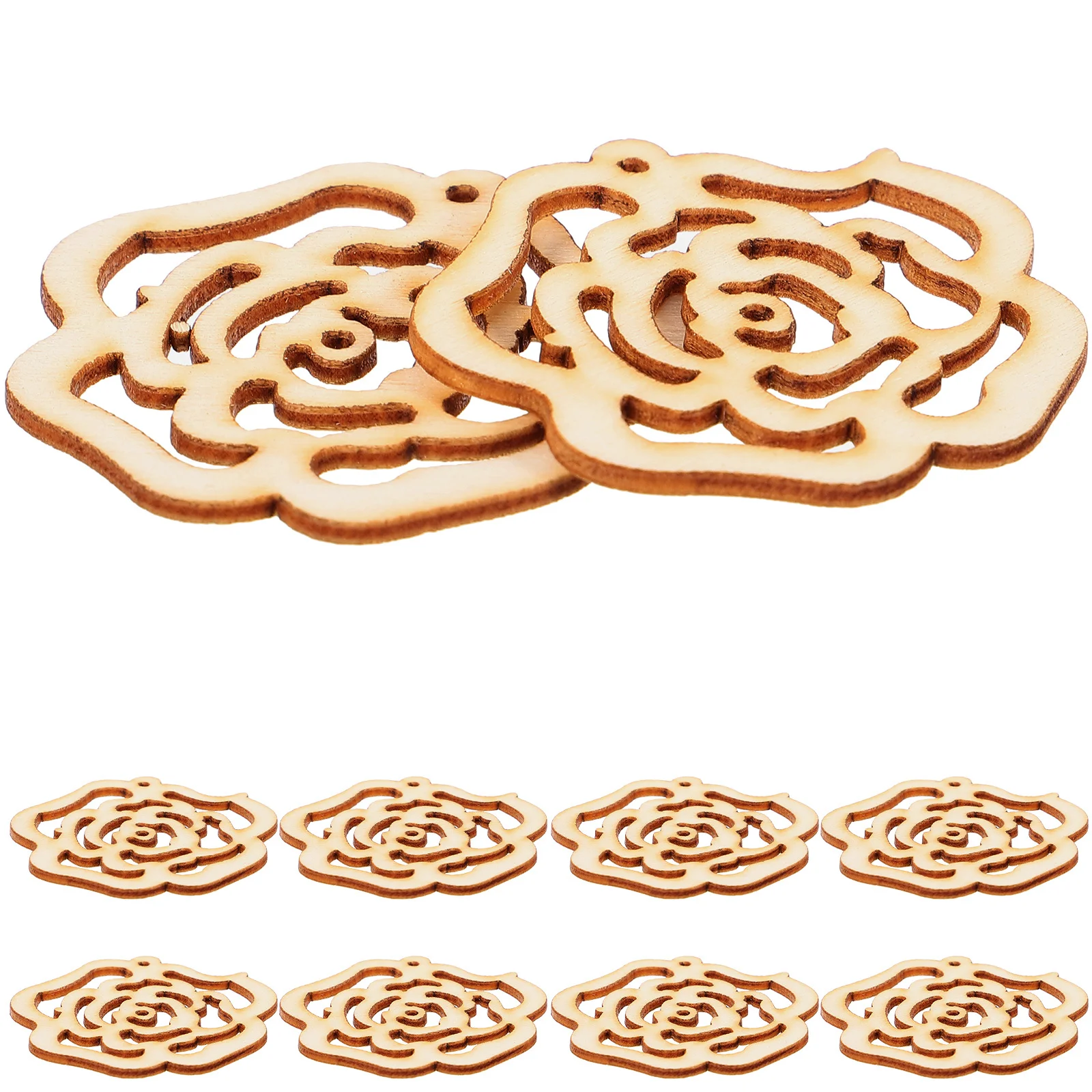 10Pcs Hollow Rose Wood Veneers Slices Laser Cut Smooth DIY Crafting Decoration Christmas Wedding Party Scrapbooking Ornaments
10Pcs Hollow Rose Wood Veneers Slices Laser Cut Smooth DIY Crafting Decoration Christmas Wedding Party Scrapbooking Ornaments