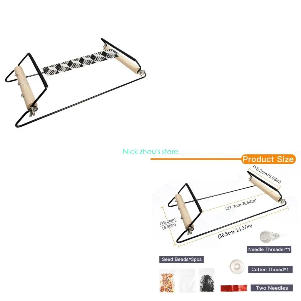 E15E Профессиональный станок для плетения бисера с деревянной ручкой, ткацкий станок для ювелирных дизайнеров
E15E Профессиональный станок для плетения бисера с деревянной ручкой, ткацкий станок для ювелирных дизайнеров
