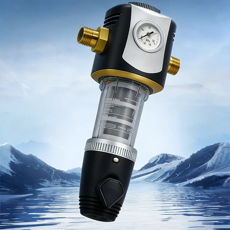 Pre-filter, Automatic Flushing and Backwashing, Centrifugal Sediment Water Filter, Whole-House Water Purification System
Pre-filter, Automatic Flushing and Backwashing, Centrifugal Sediment Water Filter, Whole-House Water Purification System