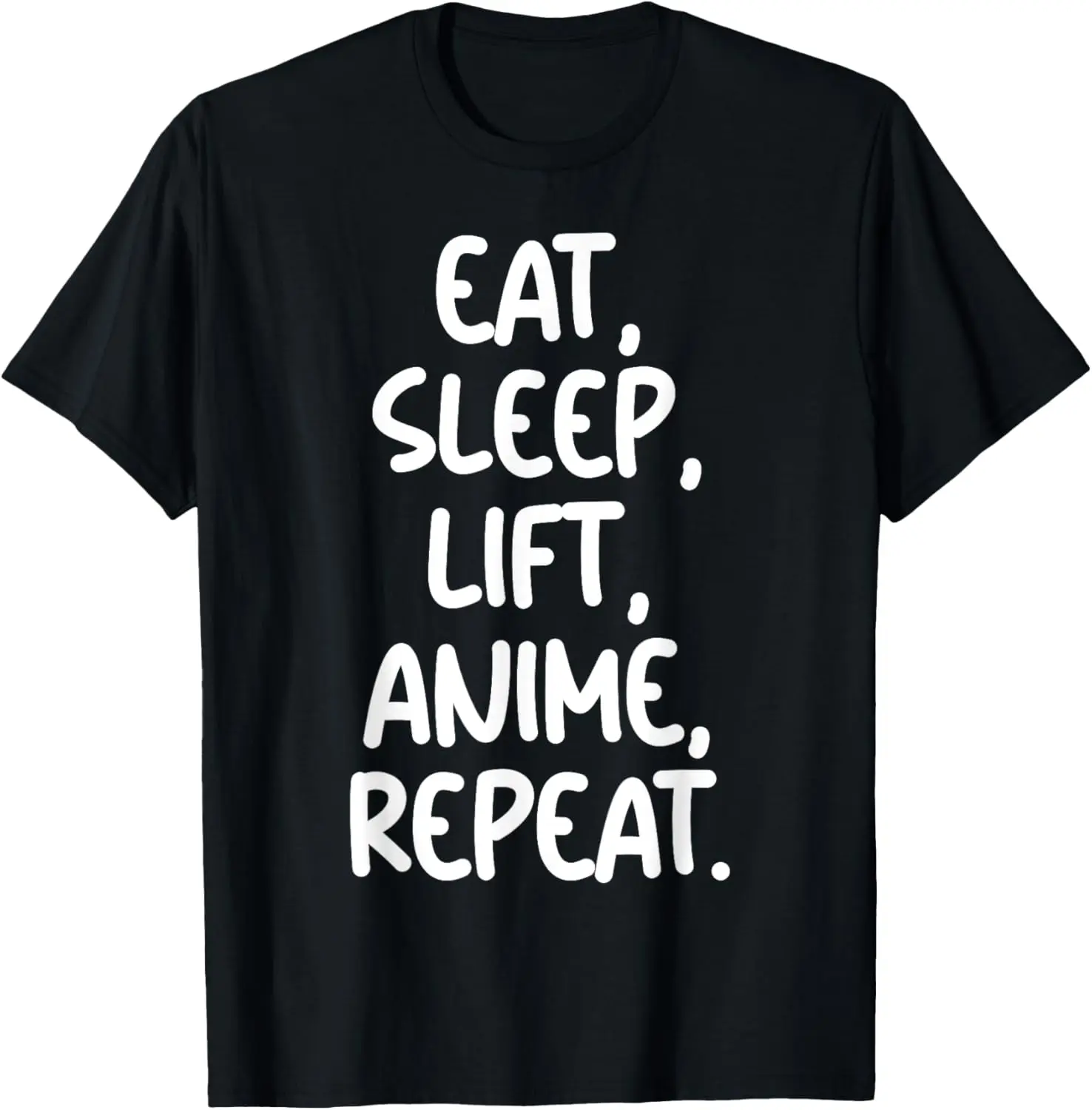 Eat Sleep Lift Аниме Повторитет - Футболка для тренировок в тренажерном зале и фитнес-упражнения
Eat Sleep Lift Аниме Повторитет - Футболка для тренировок в тренажерном зале и фитнес-упражнения