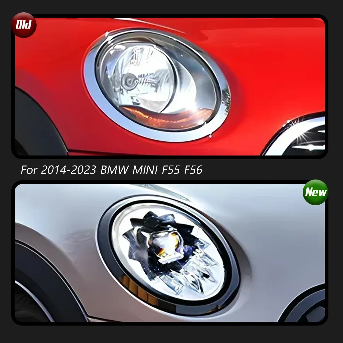 Auto Accessories Car For BMW MINI F55 F56 Headlight 2014-2023 Upgrade Modified to New DRL Dynamic Turn Signal LED Headlight
Auto Accessories Car For BMW MINI F55 F56 Headlight 2014-2023 Upgrade Modified to New DRL Dynamic Turn Signal LED Headlight