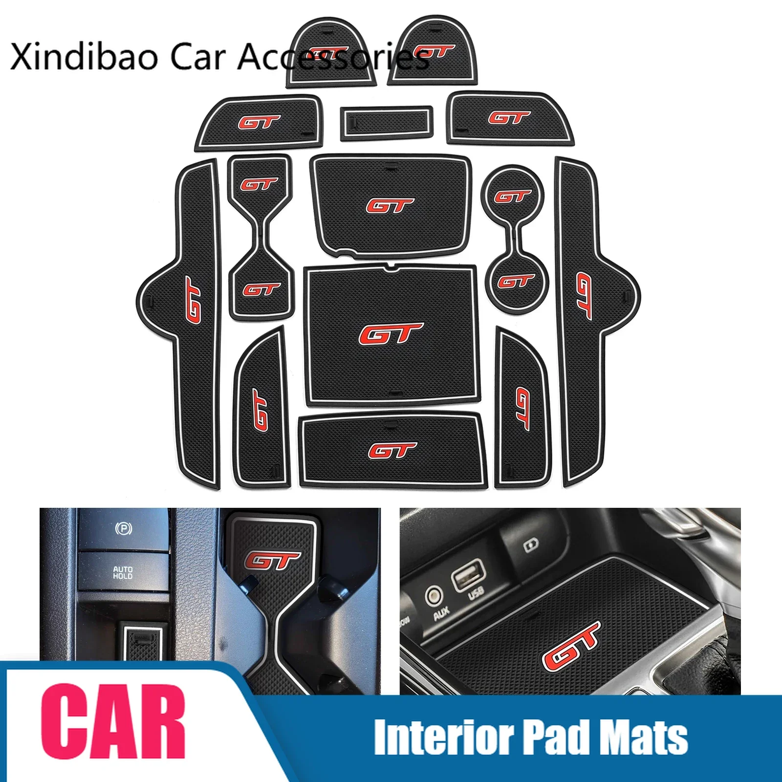 for KIA Forte K3 Cerato 2021 - 2023 GT Anti-slip Gate Slot Cup Mat Door Groove Pad Interior Accessories 14pcs
for KIA Forte K3 Cerato 2021 - 2023 GT Anti-slip Gate Slot Cup Mat Door Groove Pad Interior Accessories 14pcs
