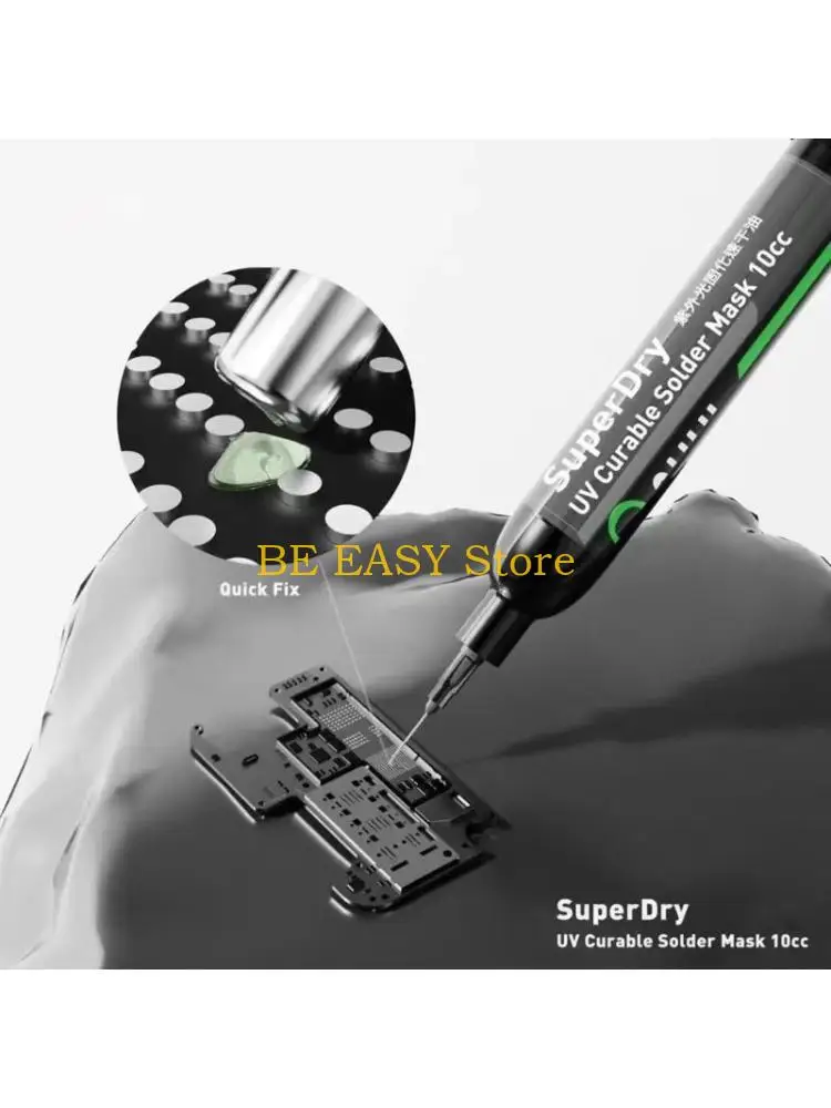 E28F Mechanic 10CC Curable Solder Mask PCB Paint Welding Flux Oil Curable Solder
E28F Mechanic 10CC Curable Solder Mask PCB Paint Welding Flux Oil Curable Solder