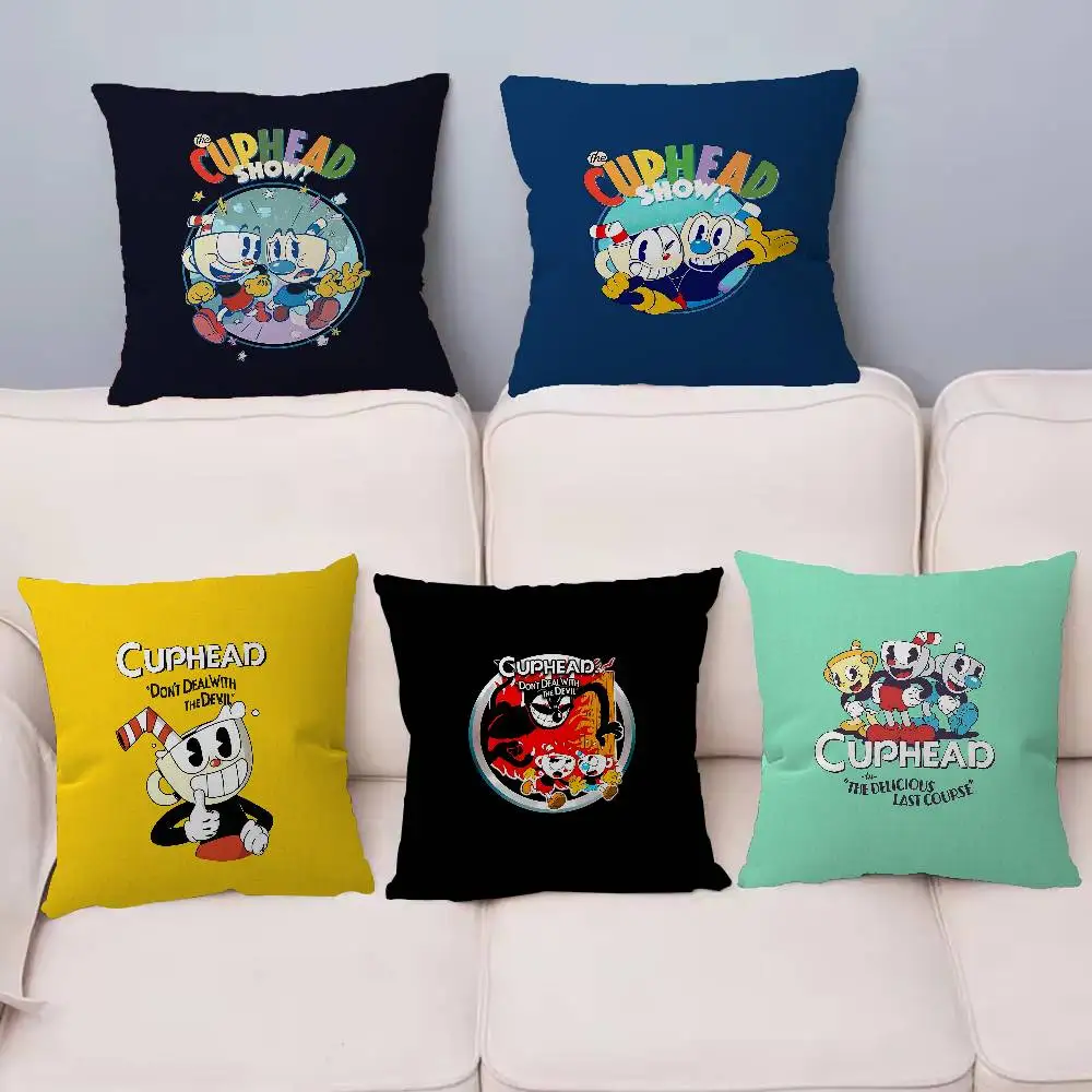Cartoon Game C-Cuphead Cushion Cover Polyester Sofa Cushions Decorative Throw Pillows Home Decoration Pillowcover
Cartoon Game C-Cuphead Cushion Cover Polyester Sofa Cushions Decorative Throw Pillows Home Decoration Pillowcover