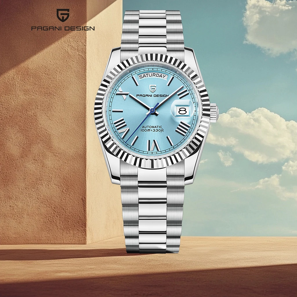 PAGANI DESIGN Blue Men's Watches Mechanical Top brand Luxury Automatic Watch For Men AR Sapphire glass Calendar Wrist New watch
PAGANI DESIGN Blue Men's Watches Mechanical Top brand Luxury Automatic Watch For Men AR Sapphire glass Calendar Wrist New watch