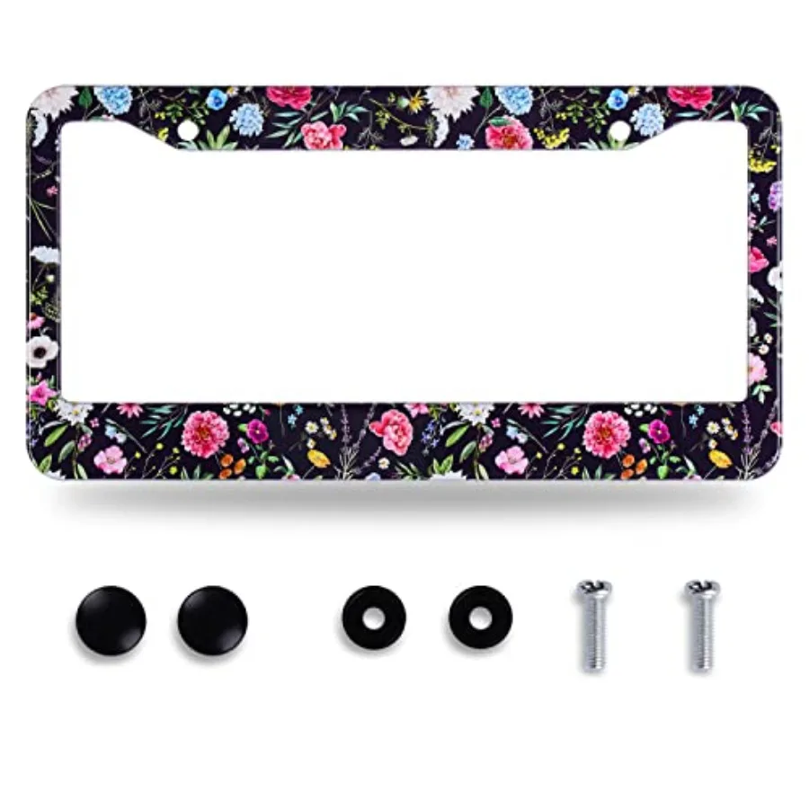 Beautiful Floral License Plate Frame Watercolor Flowers License Plate Holder Stainless Steel Auto Parts Colorful License Plate
Beautiful Floral License Plate Frame Watercolor Flowers License Plate Holder Stainless Steel Auto Parts Colorful License Plate