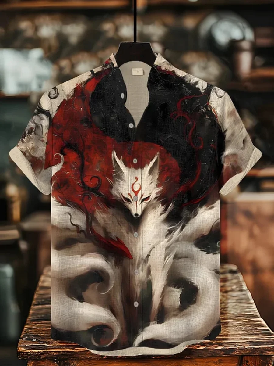 2026 Men's Printed Short-Sleeve Shirt, Retro Fashion Design, Loose Fit, Casual Men's Vacation Hawaiian Trendy Top, Sizes XS-6XL
2026 Men's Printed Short-Sleeve Shirt, Retro Fashion Design, Loose Fit, Casual Men's Vacation Hawaiian Trendy Top, Sizes XS-6XL