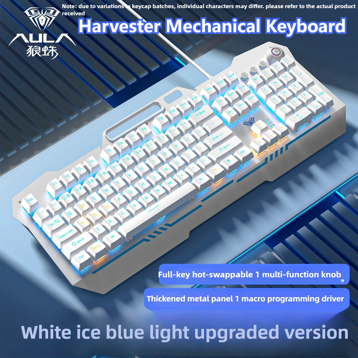 AULA Harvester Mechanical Keyboard - Wired Gaming & Office Professional Typing PC Peripheral for Laptops
AULA Harvester Mechanical Keyboard - Wired Gaming & Office Professional Typing PC Peripheral for Laptops