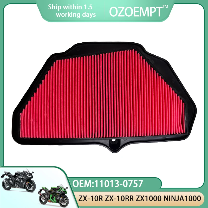 Воздушный фильтр для мотоцикла OZOEMPT, применяется к фотооборудованию ZX1000 Ninja1000 16-18 Φ 17-18 OEM:11013-0757
Воздушный фильтр для мотоцикла OZOEMPT, применяется к фотооборудованию ZX1000 Ninja1000 16-18 Φ 17-18 OEM:11013-0757