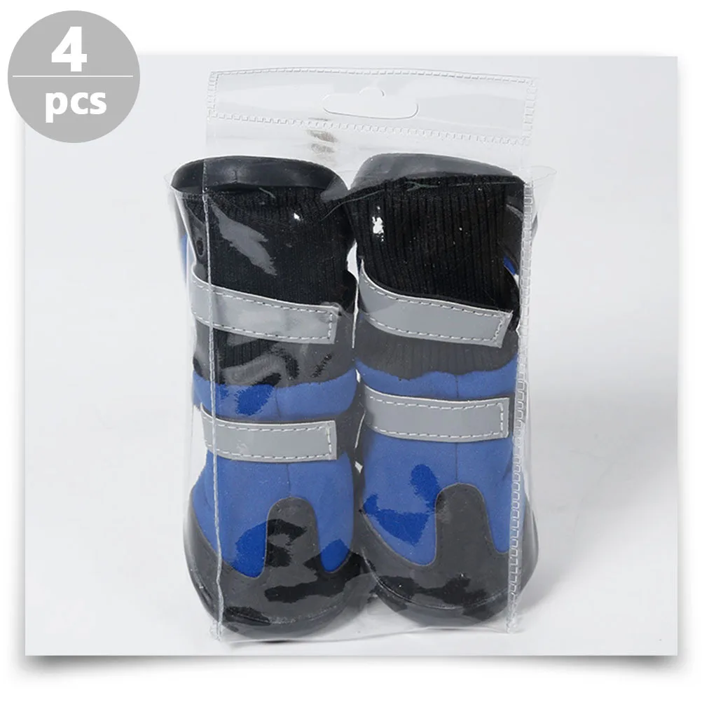 4Pcs Dog Long Tube Snow Boots Outdoor Winter Warm Shoes Waterproof Anti-Skid Paw Protectors for Pets Pet Snow Boots
4Pcs Dog Long Tube Snow Boots Outdoor Winter Warm Shoes Waterproof Anti-Skid Paw Protectors for Pets Pet Snow Boots