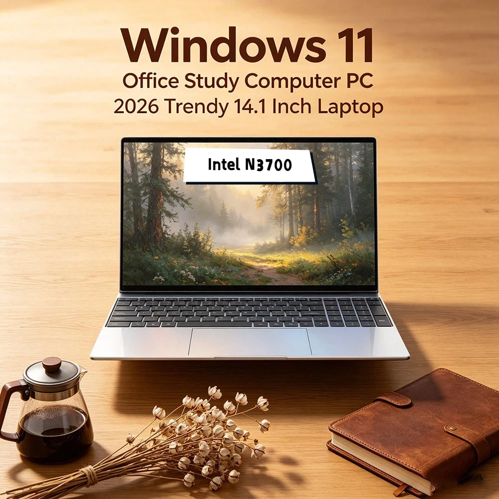 Thin Portable 14.1" Laptop Intel N3700 120Hz Ultra-clear FHD IPS Display 5000mAh 32GB/2TB SSD Backlit Keyboard
Thin Portable 14.1" Laptop Intel N3700 120Hz Ultra-clear FHD IPS Display 5000mAh 32GB/2TB SSD Backlit Keyboard