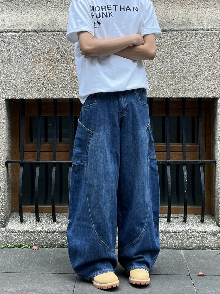 American High Street Retro Embroidery Large Pocket Knife Jeans Wide Leg Drape Clean Fit Long Pants Men Women Casual Autumn
American High Street Retro Embroidery Large Pocket Knife Jeans Wide Leg Drape Clean Fit Long Pants Men Women Casual Autumn
